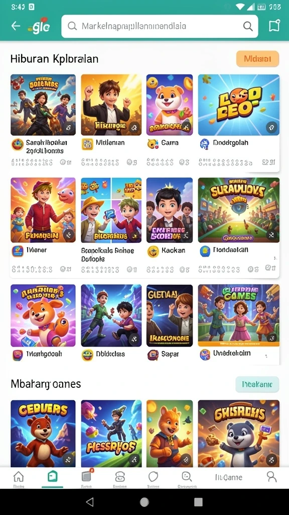 bumi303 - Screenshot menunjukkan dunia fantasi yang menakjubkan.