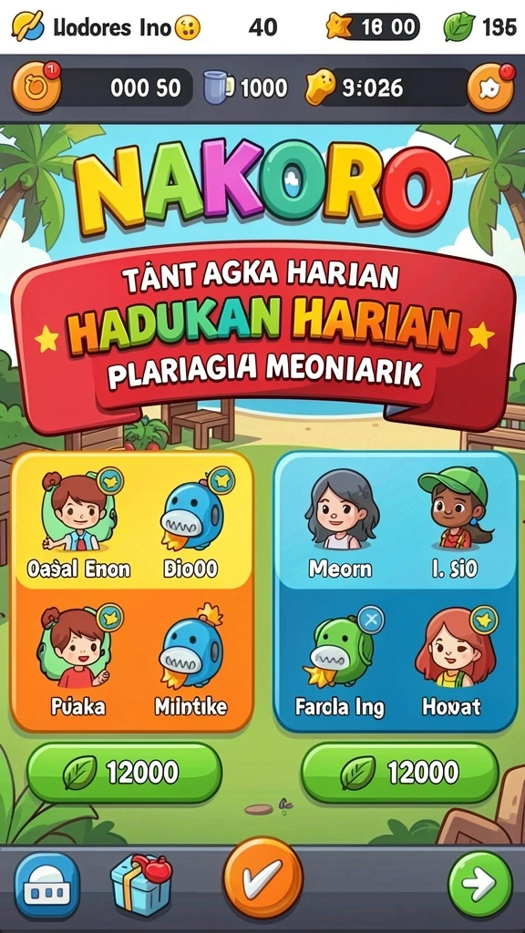 garuda999 - Karakter unik yang dapat dipilih oleh pemain.
