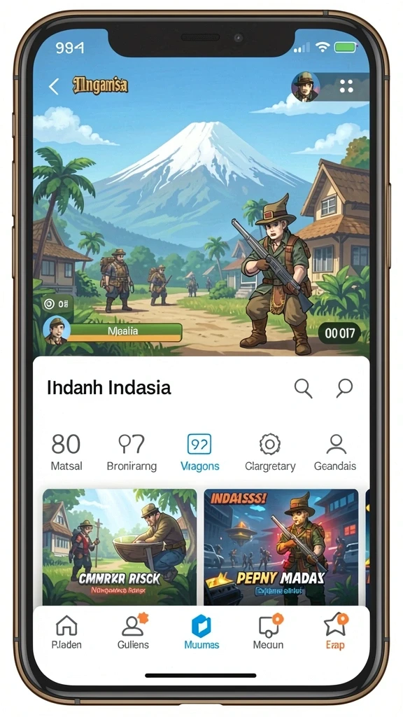 rajacuan - Fitur sosial yang memfasilitasi interaksi antar pemain.