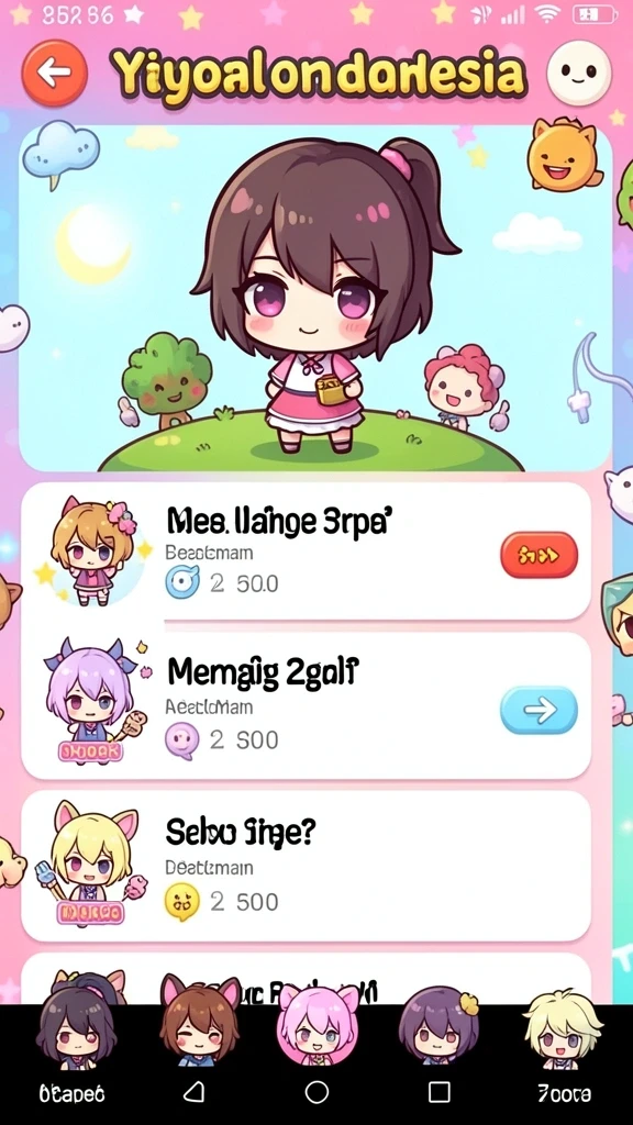 sky99 - Berbagai karakter unik yang bisa dimainkan.